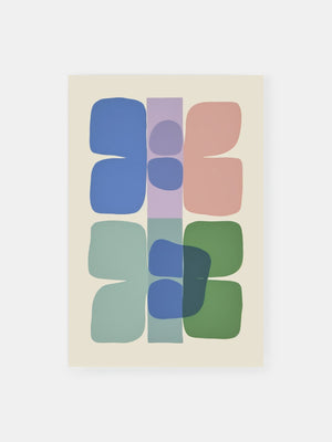 Abstract Flower Poster