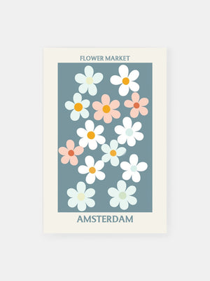Amsterdam Flower Power Poster