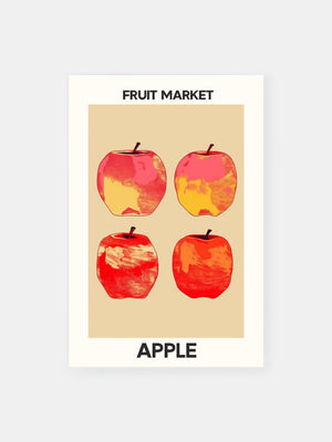 Apple Pop Art Poster