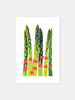 Asparagus Elegance Poster
