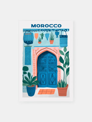 Azure Morocco Travel Poster