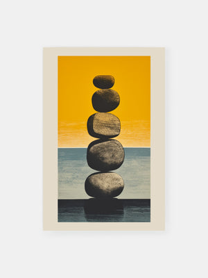 Balanced Stones Poster