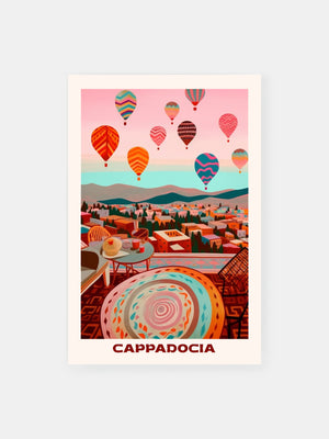 Balloons Over Cappadocia Poster