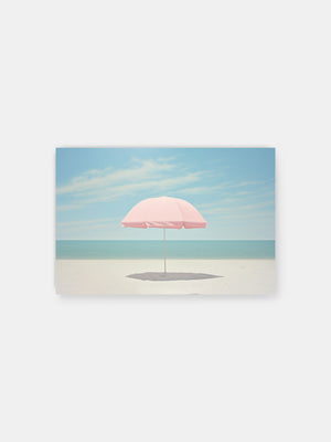 Beach Umbrella Serenity Poster