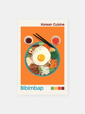Bibimbap Korean Delight Poster