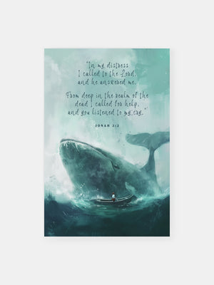 Bible Scripture Jonah Poster