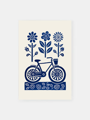 Blue Nature Cycle Poster