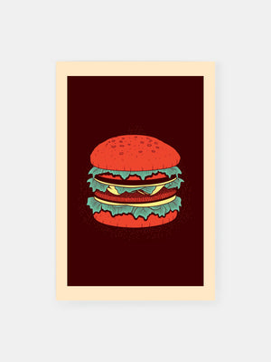 Bold Burger Poster