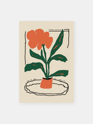 Bold Strokes Plant Poster