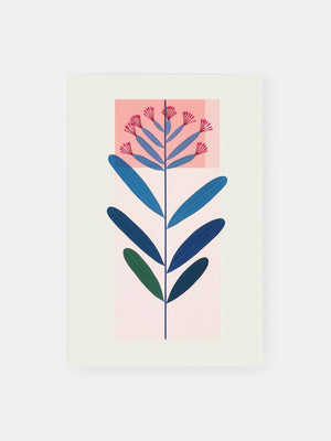 Botanical Pastel Illusions Poster