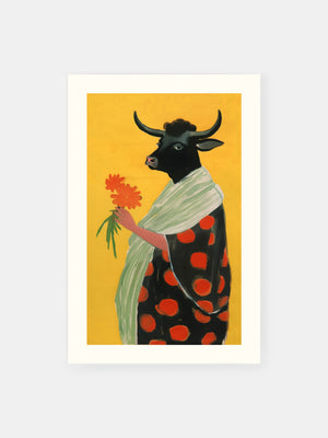 Bull's Gentle Nature Poster