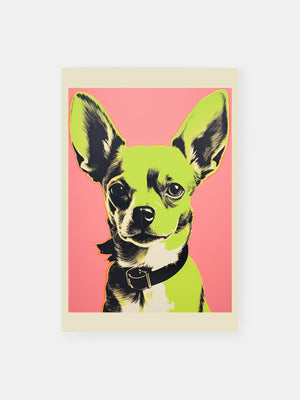 Chihuahua Pop Art Poster