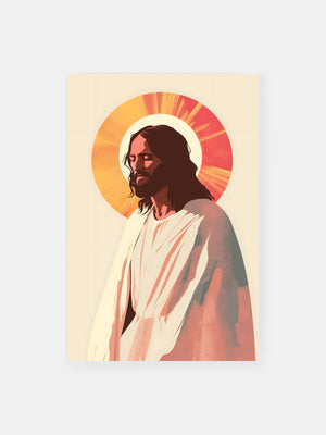 Christian Jesus Christ Minimalistic Poster