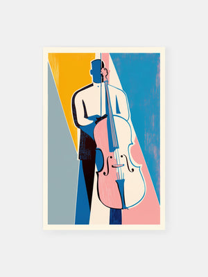 Colorful Cello Symphony Poster
