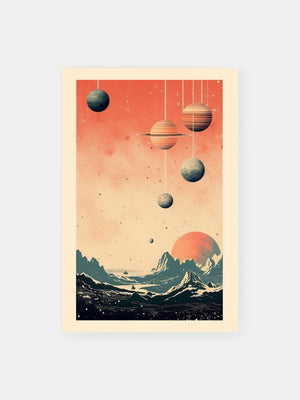 Cosmic Planets Daydream Poster
