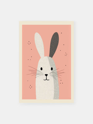 Cute Bunny Portrait Poster