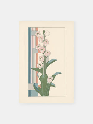 Deco Florals Vase Poster