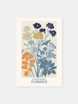Delicate Blooms Florence Poster