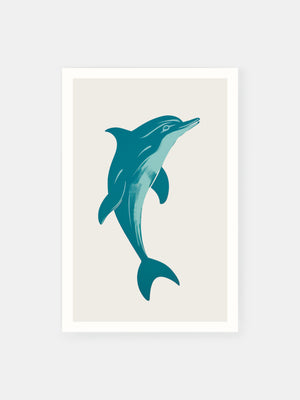 Dolphin Splash Poster