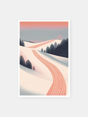 Dreamy Winter Drive Poster