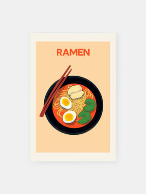 Eggs and Pickles Ramen Poster