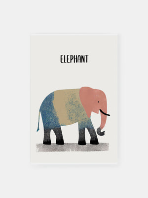 Elephant Daydream Poster