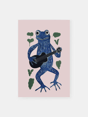 Frog Guitar Solo Poster