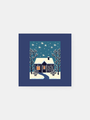 Frosty Winter Twilight Poster
