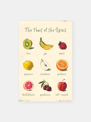 Fruit of the Spirit Christianity Poster