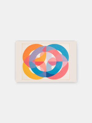 Geometric Colourful Harmony Poster