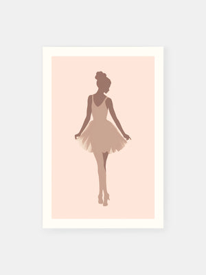 Graceful Ballerina Dancer Poster