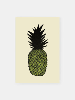 Green Pineapple Poster