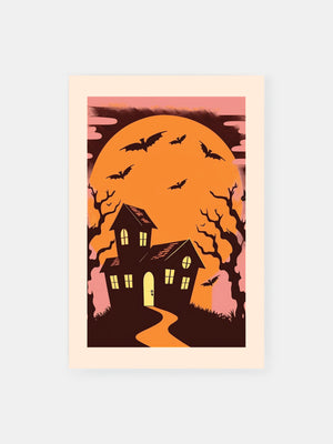 Halloween Haunted House Poster