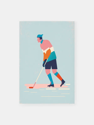 Hockey Winter Fun Poster
