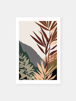 Abstract Foliage View Poster