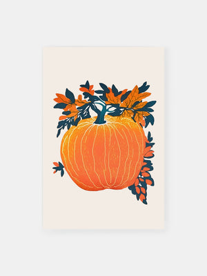 Vintage Pumpkin Poster