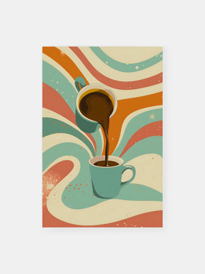 Retro Café Espresso Poster
