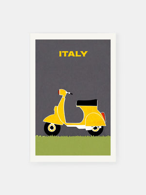 Italian Scooter Journey Poster