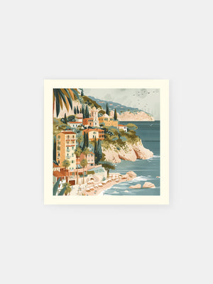 Italy Amalfi Coast Vintage Poster