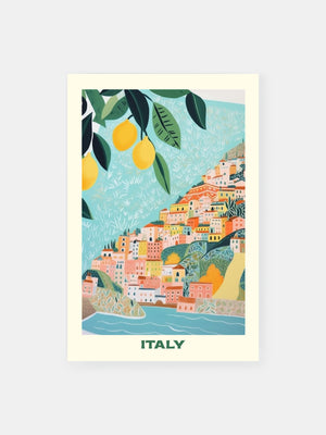 Lemon Tree Italian Coast Poster