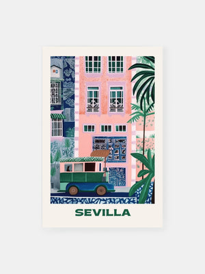 Lively Sevilla Streets Poster