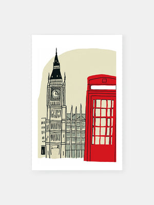 London Classic Landmarks Poster