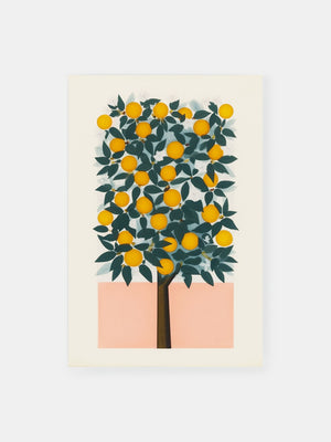 Magic Orange Tree Poster