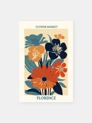 Market Mornings Florence Poster