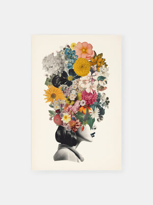 Mid-Century Flowerpunk Poster