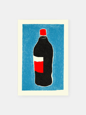 Minimalist Cola Bottle Poster