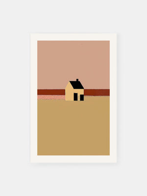Minimalist Cottage Home Poster