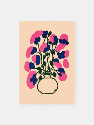 Minimalist Floral Harmony Poster