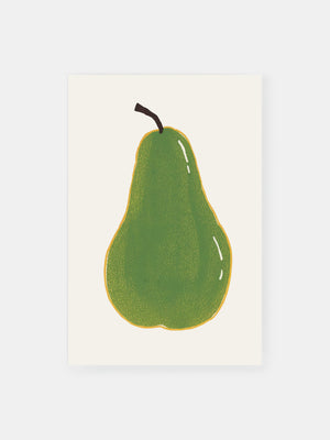 Minimalist Pear Poster