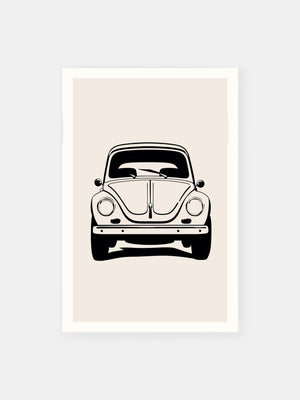 Minimalist Vintage Car Poster